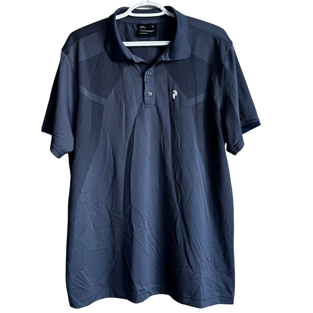🌟2x HOST PICK Peak Performance G Map PO Polo Shirt | Navy Blue | Size XXL
